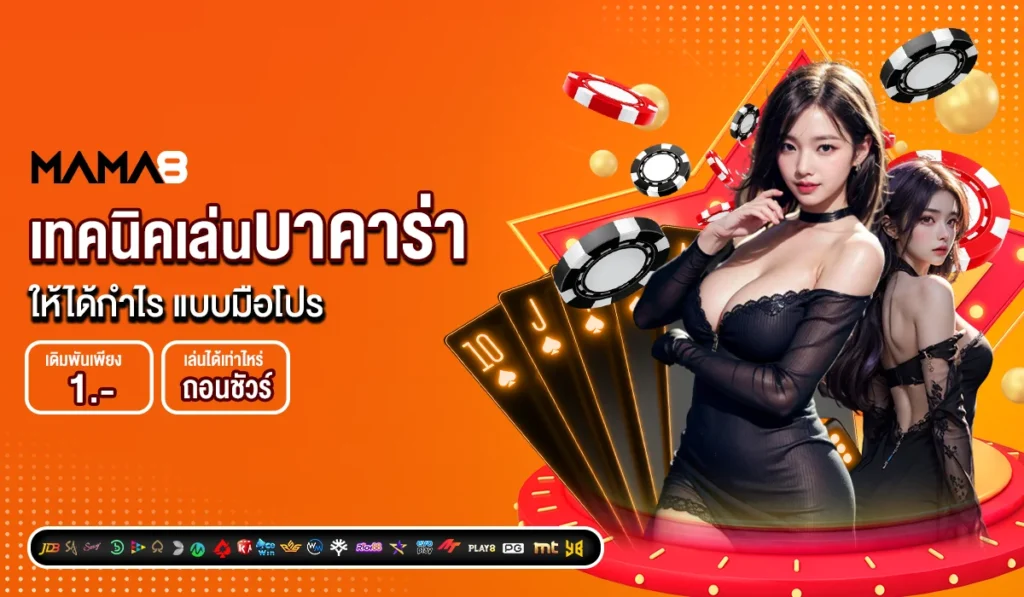เทคนิคเล่นบาคาร่าให้ได้กำไร แบบมือโปร